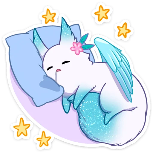 💤 Стикер «зимняя минто» для Telegram