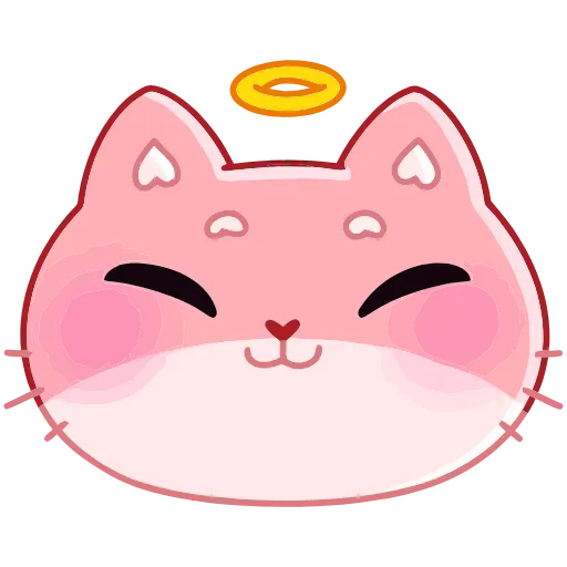 😇 Эмодзи «Мео» для Telegram