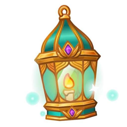 🕯 Стикер «Mirage Lamp - стикеры из новых нфт подарков» для Telegram