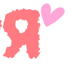💗 Эмодзи «Розовые буквы с сердечками и без» для Telegram