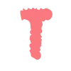 💗 Эмодзи «Розовые буквы с сердечками и без» для Telegram