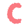 💗 Эмодзи «Розовые буквы с сердечками и без» для Telegram