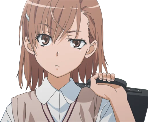 Стикерпак Misaka Mikoto для Telegram — скачать
