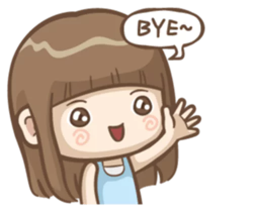 👋 Стикер «Misa&;s daily life» для Telegram