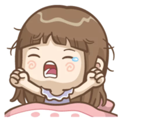 🙁 Стикер «Misa&;s daily life» для Telegram