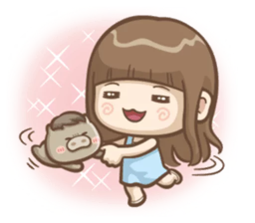 ☺️ Стикер «Misa&;s daily life» для Telegram
