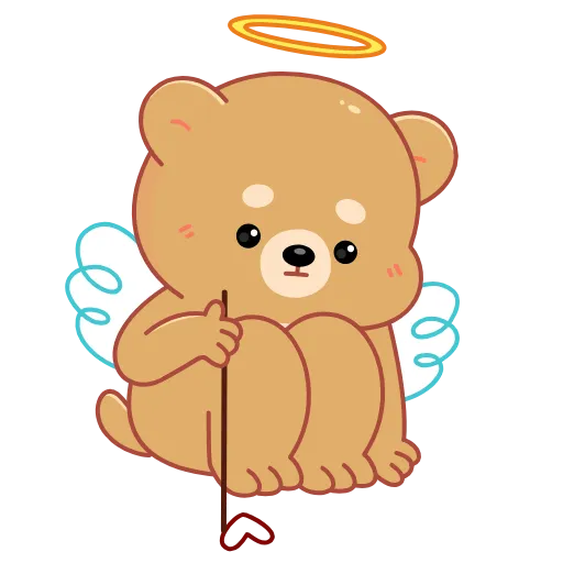 ❤️ Эмодзи «😘 Анимированный набор эмоджи с Мишкой из Одноклассников (» для Telegram
