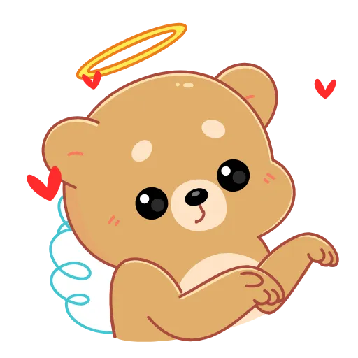 Стикерпак 😘 Анимированный набор эмоджи с Мишкой из Одноклассников ( для Telegram