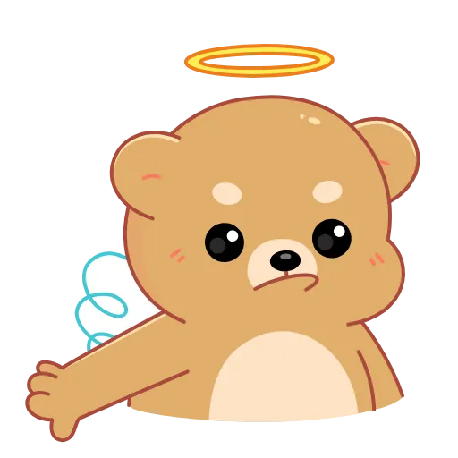 🙅‍♂️ Эмодзи «😘 Анимированный набор эмоджи с Мишкой из Одноклассников (» для Telegram