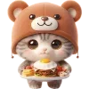 🍳 Эмодзи «Пушистые мишки» для Telegram