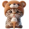 🍧 Эмодзи «Пушистые мишки» для Telegram