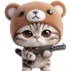 🔫 Эмодзи «Пушистые мишки» для Telegram