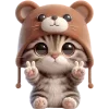 ✌️ Эмодзи «Пушистые мишки» для Telegram