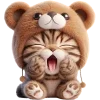 🥱 Эмодзи «Пушистые мишки» для Telegram