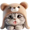 😝 Эмодзи «Пушистые мишки» для Telegram