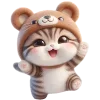 😊 Эмодзи «Пушистые мишки» для Telegram