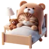 😴 Эмодзи «Пушистые мишки» для Telegram