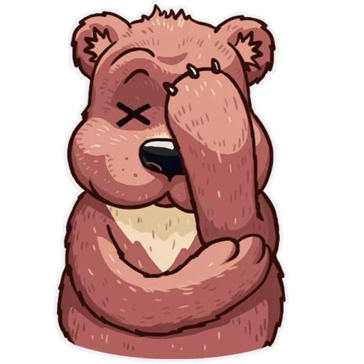 😌 Стикер «Mishka» для Telegram