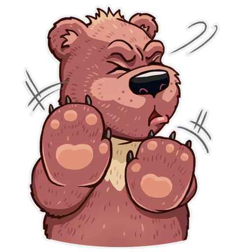 😟 Стикер «Mishka» для Telegram