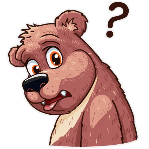 😨 Стикер «Mishka» для Telegram