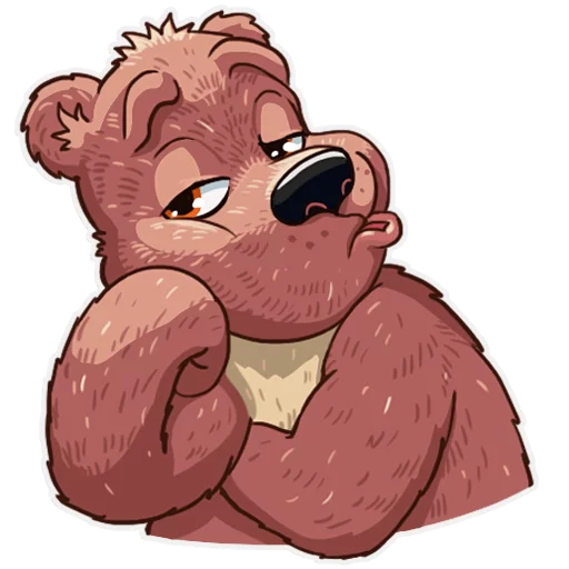 😒 Стикер «Mishka» для Telegram