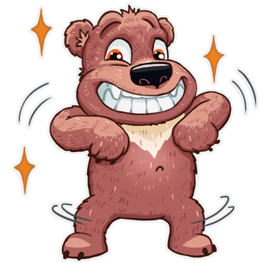 😝 Стикер «Mishka» для Telegram