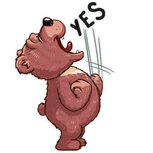 😃 Стикер «Mishka» для Telegram