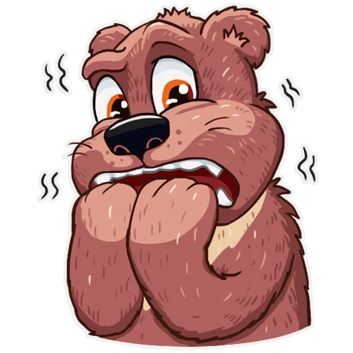 😱 Стикер «Mishka» для Telegram