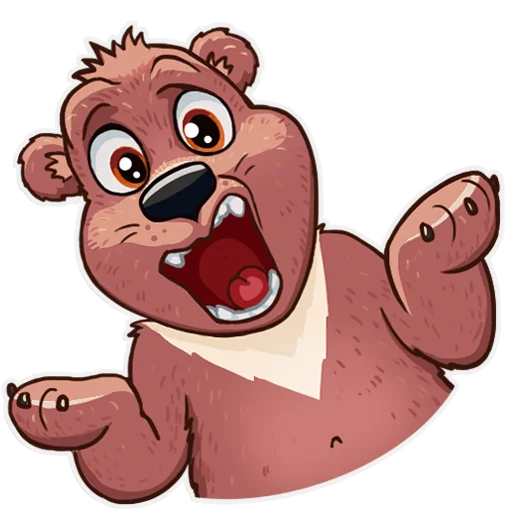 😧 Стикер «Mishka» для Telegram