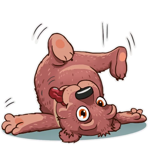 🙃 Стикер «Mishka» для Telegram