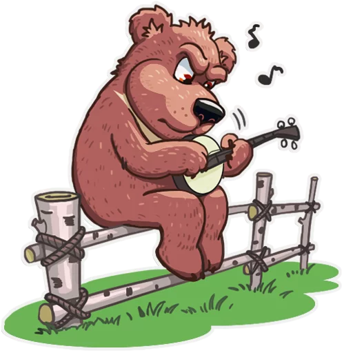 🙁 Стикер «Mishka» для Telegram