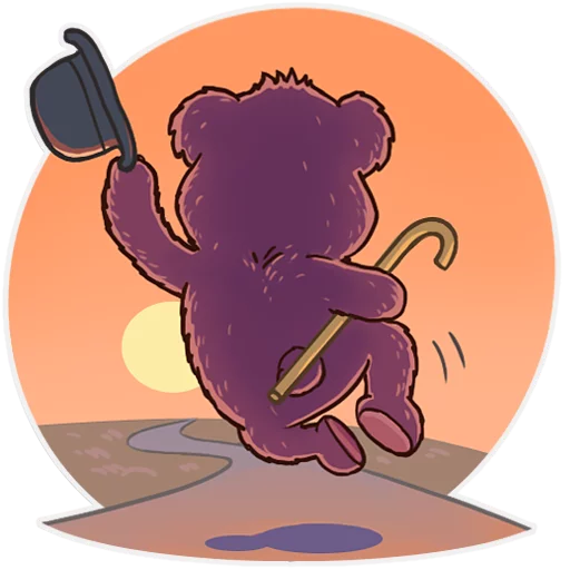 🖐 Стикер «Mishka» для Telegram