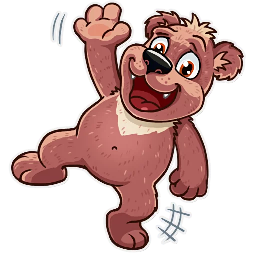 👋 Стикер «Mishka» для Telegram