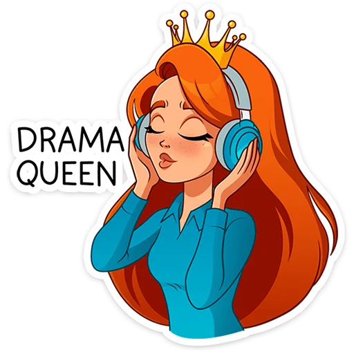 🌟 Стикер «Мисс Бомбори» для Telegram