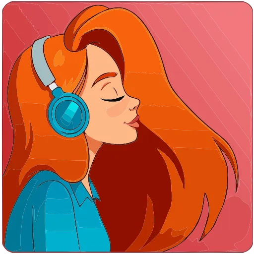 🎧 Эмодзи «Мисс Бомбори» для Telegram