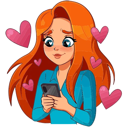 🥰 Эмодзи «Мисс Бомбори» для Telegram