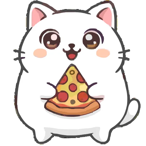 🍕 Эмодзи «Cute Kitty» для Telegram