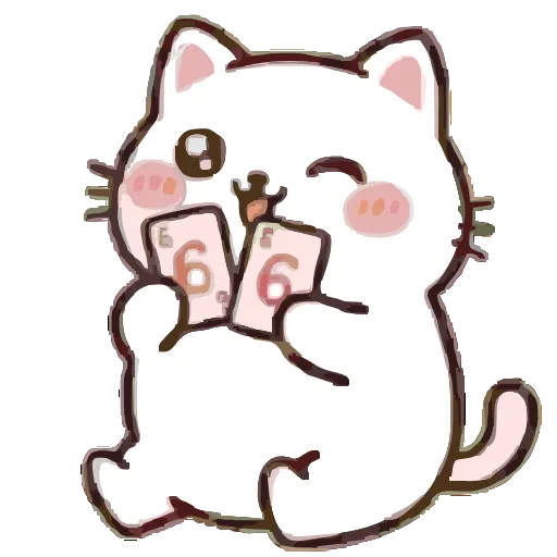🃏 Эмодзи «Cute Kitty» для Telegram