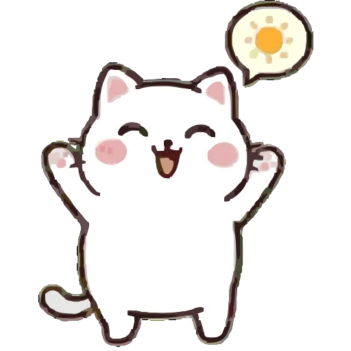 ☀️ Эмодзи «Cute Kitty» для Telegram