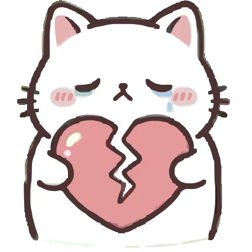 💔 Эмодзи «Cute Kitty» для Telegram