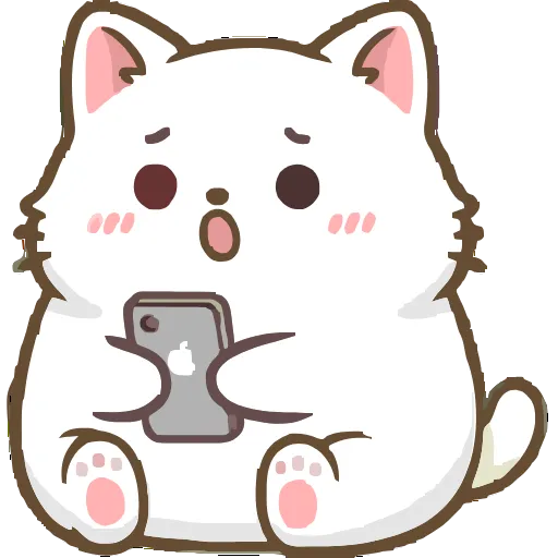 📲 Эмодзи «Cute Kitty» для Telegram