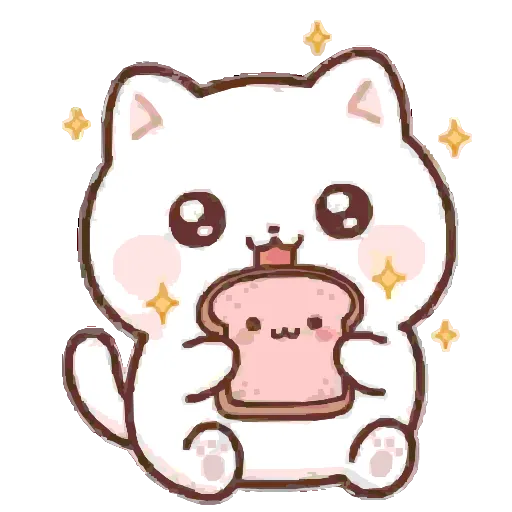 🥣 Эмодзи «Cute Kitty» для Telegram