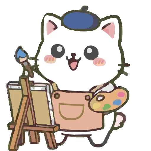 🧑‍🎨 Эмодзи «Cute Kitty» для Telegram