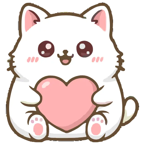 🩷 Эмодзи «Cute Kitty» для Telegram