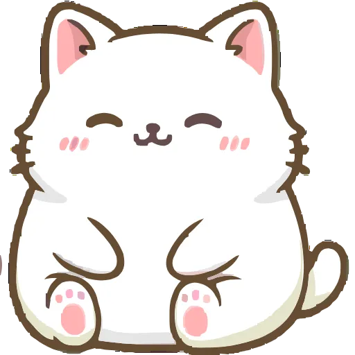 😌 Эмодзи «Cute Kitty» для Telegram