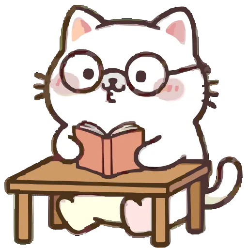 📖 Эмодзи «Cute Kitty» для Telegram