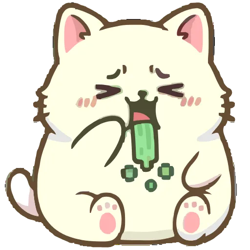 🤮 Эмодзи «Cute Kitty» для Telegram