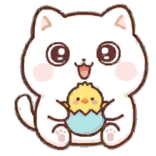 🐤 Эмодзи «Cute Kitty» для Telegram