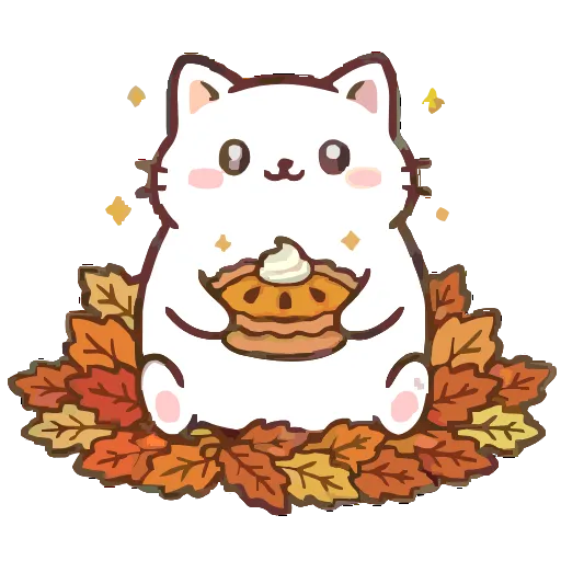 🥧 Эмодзи «Cute Kitty» для Telegram