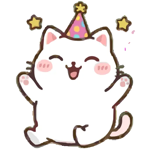 🎉 Эмодзи «Cute Kitty» для Telegram